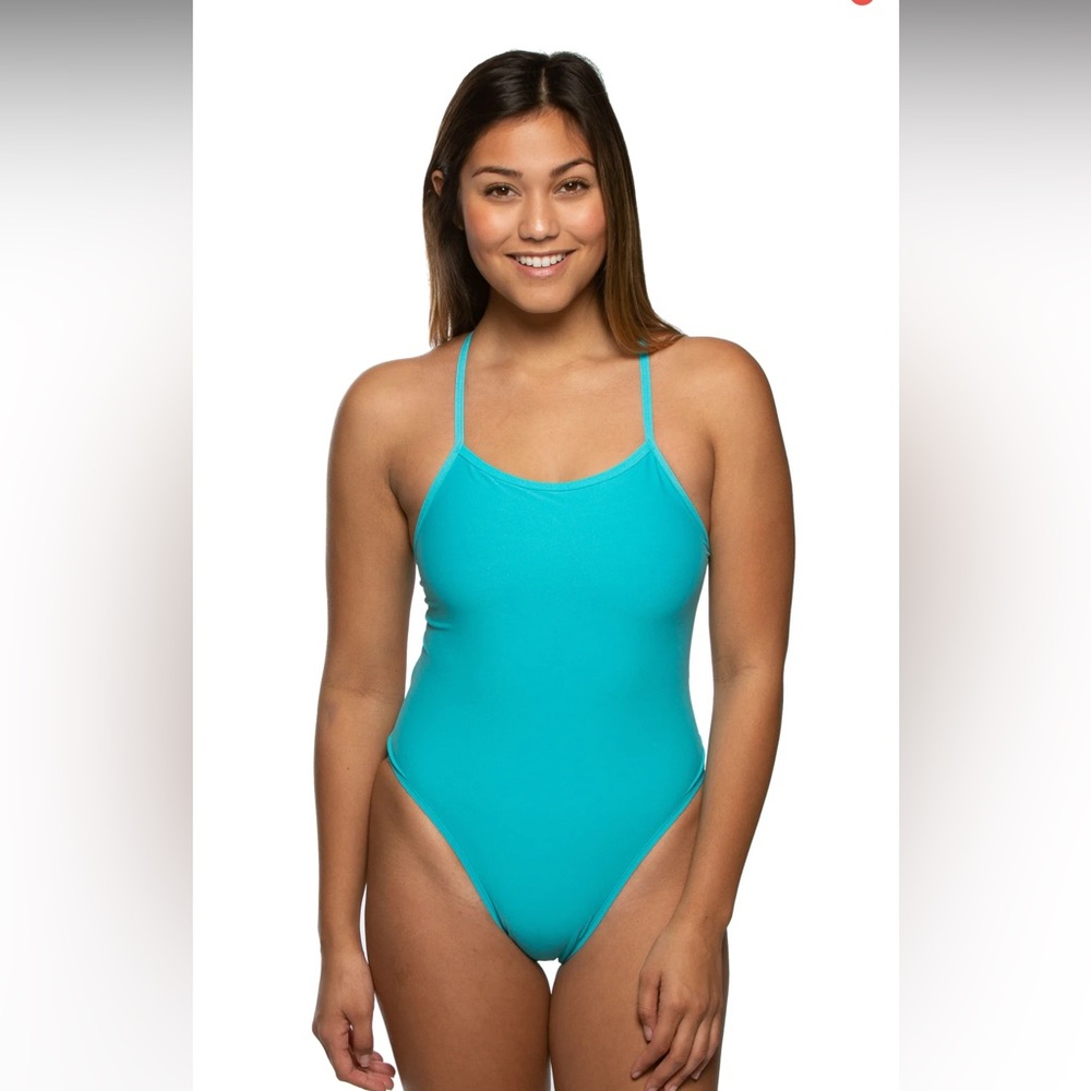 Jolyn Scotty Swim Onsie Swimsuit - Teal
